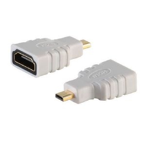 Adapter HDMI-A Bu. / HDMI-D St. micro, weiß 77413-W