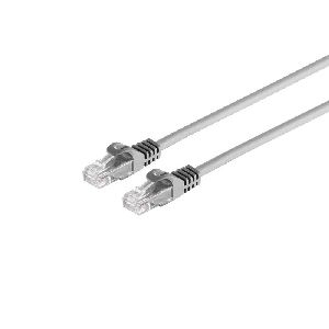 RJ45 Patchkabel CAT 7 Rohkabel UTP grau 0,25m 08-35000