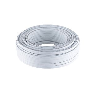 Lautsprecherkabel, 2 x 0,75mm², weiß, 25m 06-15106