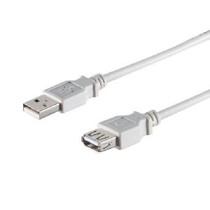 USB-A Verlängerungskabel, 2.0, grau, 1m 77120