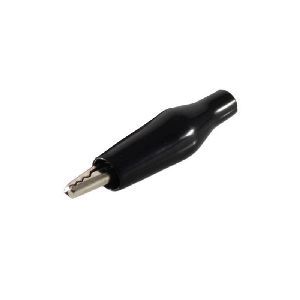 Krokoklemme, vollisoliert, schwarz 56241-S