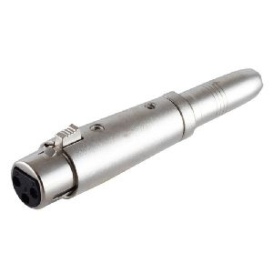 Cannon/XLR-Kupplung – Klinkenkup. 6,3 mm, Stereo 55051