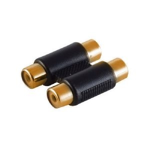 2 Cinchbuchsen / 2 Cinchbuchsen vergoldet 57041-G