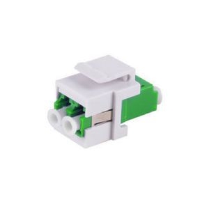LWL-Keystone Verbinder, LC-LC, Duplex, grün 08-10201