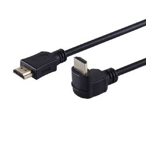 HDMI Kabel, 4K, verg., gewinkelt, schwarz, 3m 77473-5