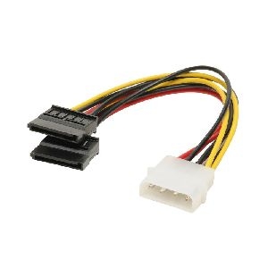Adapter, 4-pol. 5.25 St. auf 2x 15-pol. SATA 0,13m 78233-HQ