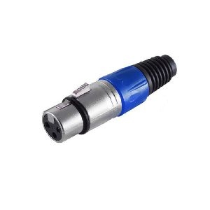 Cannon/XLR-Kupplung, blau 55022-B