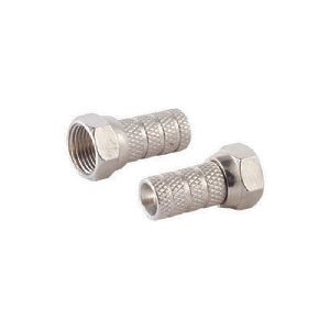 F-Stecker, 4,0, mit großer Mutter 85002-A