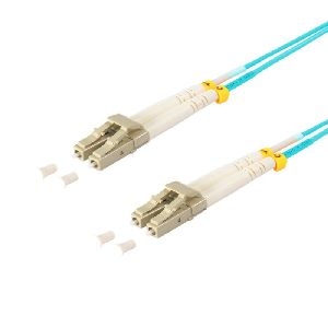 Duplex Patchkabel LC/LC 50/125µ OM3 aqua 10,0m 77940/3