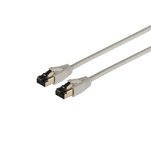 Patchkabel CAT 8.1 F/FTP LSZH grau 0,5m 08-41010