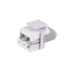 LWL-Keystone Verbinder, LC-LC, Duplex, beige 08-10204