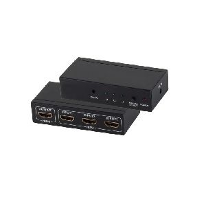 HDMI Umschalter 3x1, Metall, 4K30Hz, schwarz 05-02003