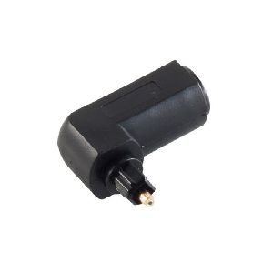 Winkel- Toslink-Stecker / Toslink-Buchse 69056
