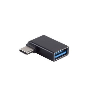 USB-C Adapter, USB-A Buchse, 3.0, 90°, OTG, Metall 14-05030