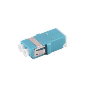 LWL-Verbinder, LC-LC, Shutter, Duplex, aqua 07-60032