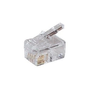 Modular Stecker 4polig vergoldet 72039-