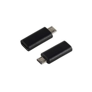 USB Micro-B Adapter, USB-C Buchse, 2.0, schwarz 14-05019