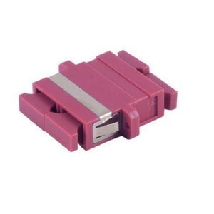 LWL-Verbinder, SC-SC, Duplex, violett 07-60063