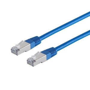 Patchkabel cat 6 S/FTP PIMF Halogenfrei blau 2m 75712-HB