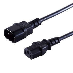 Kaltgeräteverlängerung VDE 3x0,75mm², 1,0 m 60009-1.0