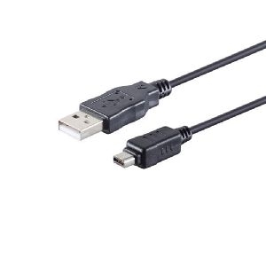USB 2.0 A Stecker auf Mini - 12 pin Stecker, 1,5m 77372