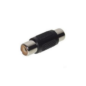 Cinchbuchse / Cinchbuchse, schwarz 57040