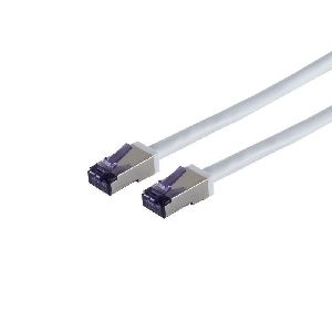 Patchkabel Cat. 6A SuperFlex S/FTP, weiß, 0,25m 08-28006
