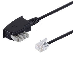 TAE-N Stecker - Western Stecker 6/2 mit Brücke 6m 70116-6/2