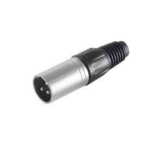 Cannon/XLR-Stecker, schwarz 55002-S
