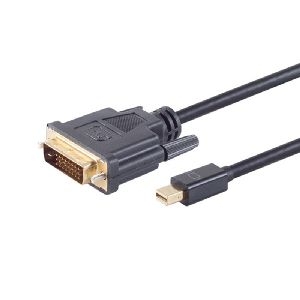 Mini DisplayPort 1.2 Adapterkabel, DVI-D 24+1, 1m 10-55025