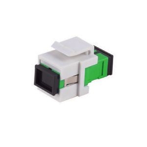 LWL-Keystone Verbinder, SC-SC, Simplex, grün 08-10211