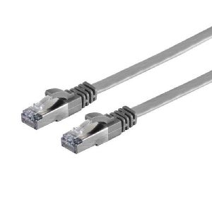 RJ45 Flachkabel m. CAT 7 Rohkabel slim 1m 75511-SL
