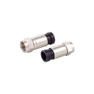 F-Kompressionsstecker für Kabel 7mm, 25er SET 85029-A-SET25