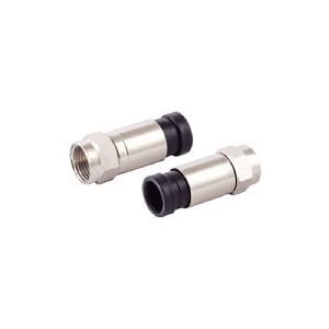 F-Kompressionsstecker für Kabel 7mm, 25er SET 85029-A-SET25