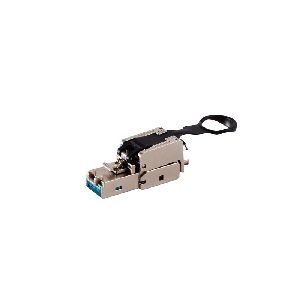 RJ-45 Stecker, werkzeuglos, EasyPull, STP, Cat. 6A 08-51004