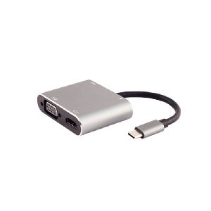 USB-C Dock 4in1, HDMI, VGA, PD, Hub 14-05026