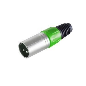 Cannon/XLR-Stecker, grün 55002-G