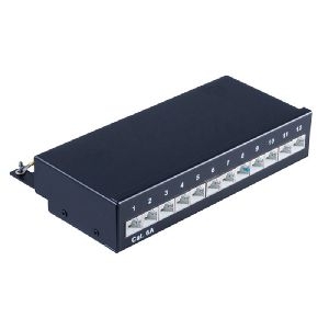 Patchpanel Cat.6A, 12-Port schwarz 75076