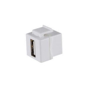 USB-A Keystone Verbinder, 2.0, 480Mbps, short 08-10044