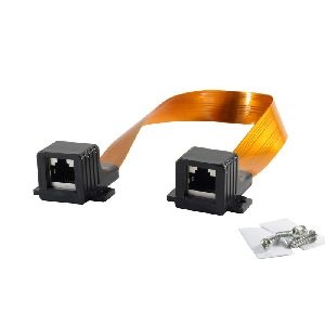 Fensterdurchführung, RJ-45 Verbinder, 0,3m 08-01010
