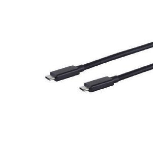 USB-C Verbindungskabel, 4.0 Gen 3x2, schw., 0,25m 13-65005