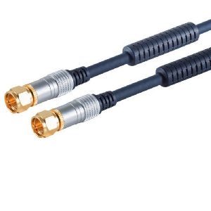 Home Cinema F-Anschlusskabel, 10m, Ferrit 80098MHQ