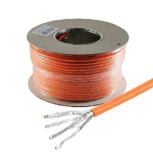 Cat. 7 Patchkabel, S/FTP, bulk, LSZH, orange, 100m 75500-100SP