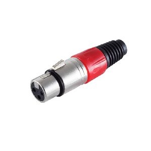 Cannon/XLR-Kupplung, rot 55022-R