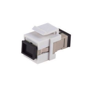 LWL-Keystone Verbinder, SC-SC, Simplex, beige 08-10214