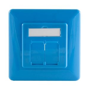 Abdeckrahmen incl. Zentralstück, blau 74281-B