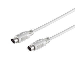 PS2 Kabel 2x6-pol. MINI DIN-Stecker 5m 78107-5