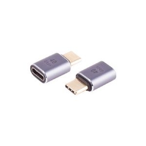 USB-C Adapter, USB-C Buchse, 4.0, Metall 14-05039