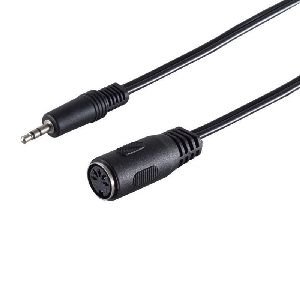 Klinkenstecker 3,5mm Stereo - Würfelbuchse 0,2m 30711
