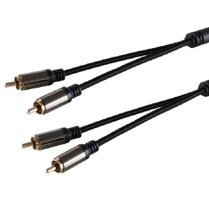 BlackCotton Stereo Cinch Kabel, 2,5m 20-41255